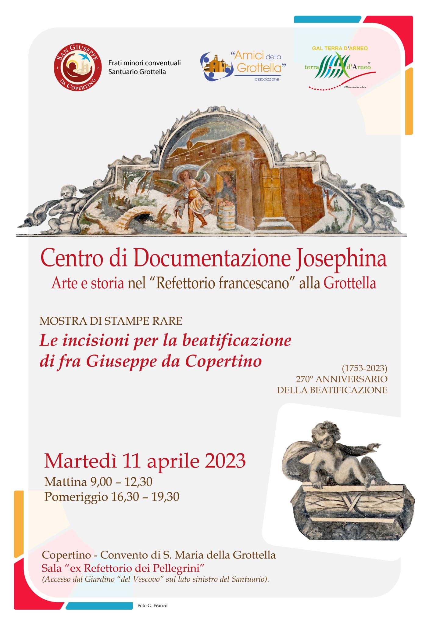 Locandina Mostra nel Centro Documentazione Josephina