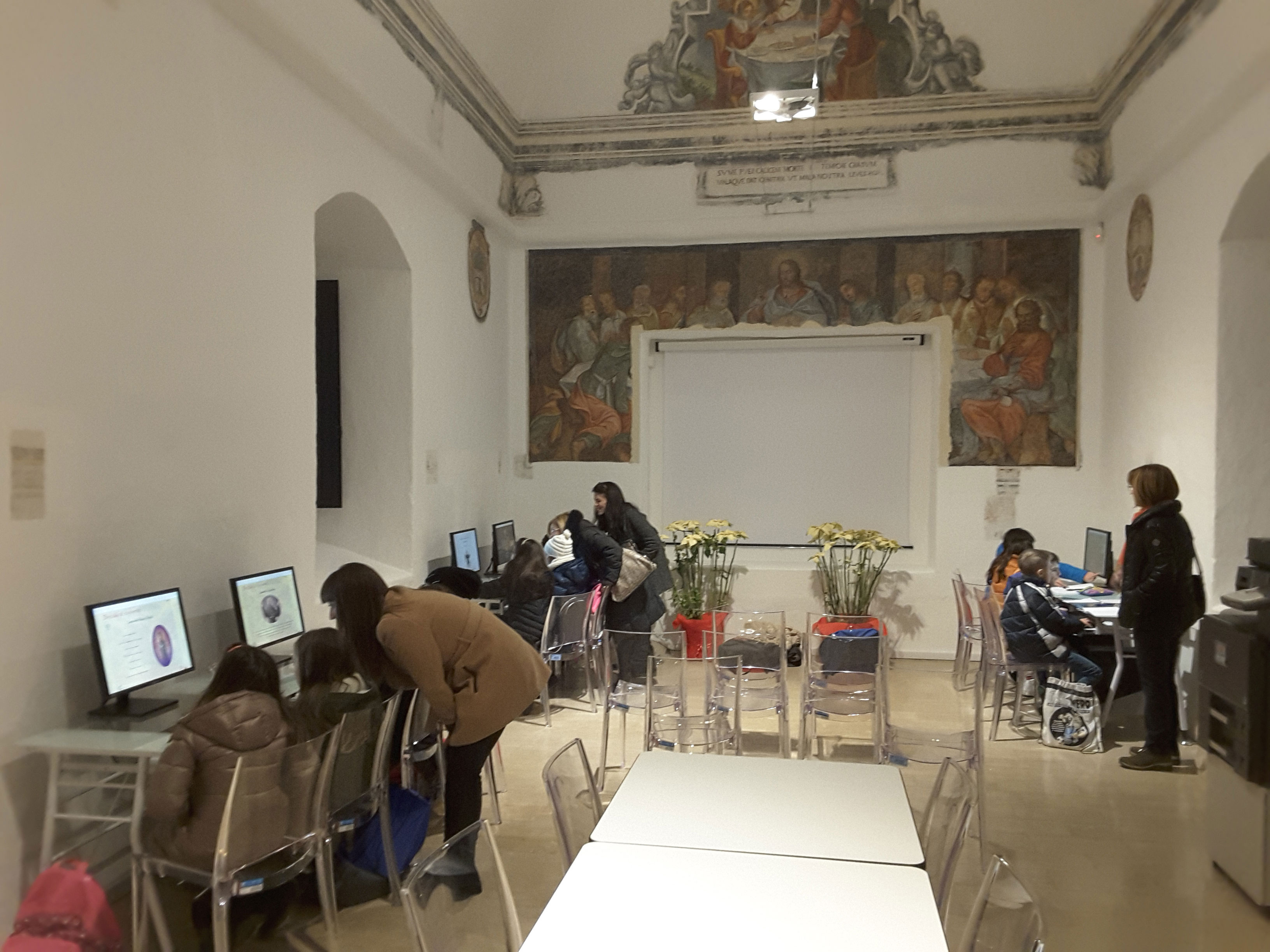 una visita nel Centro da parte di studenti