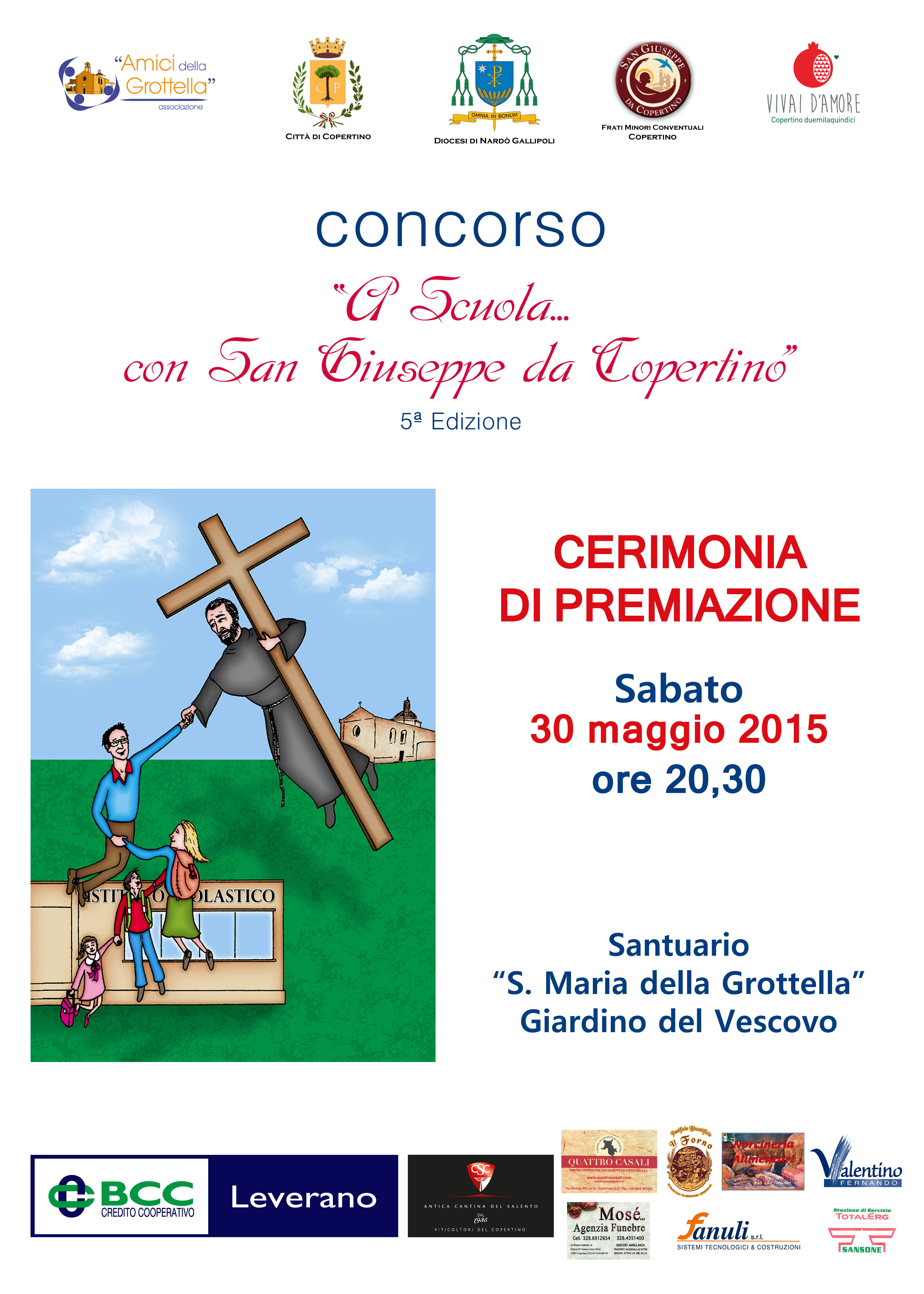 Locandina della serata di premiazione