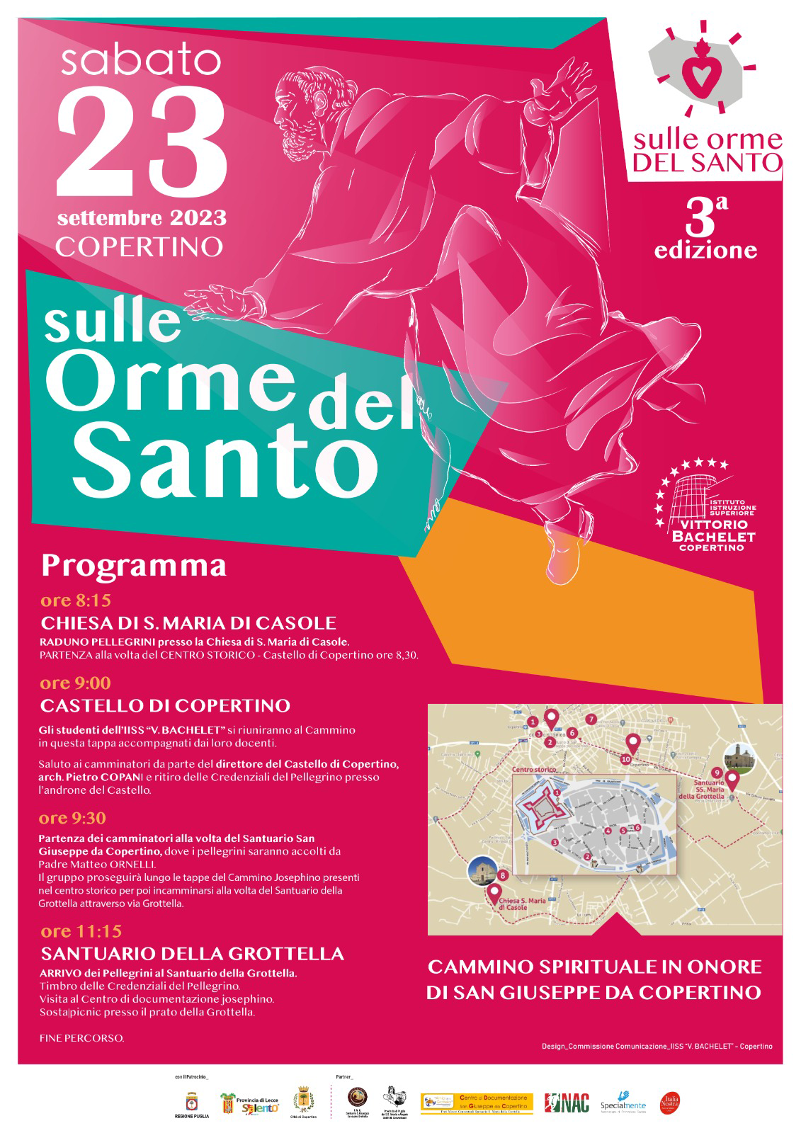 locandina evento sulle orme del Santo 3^ Edizione